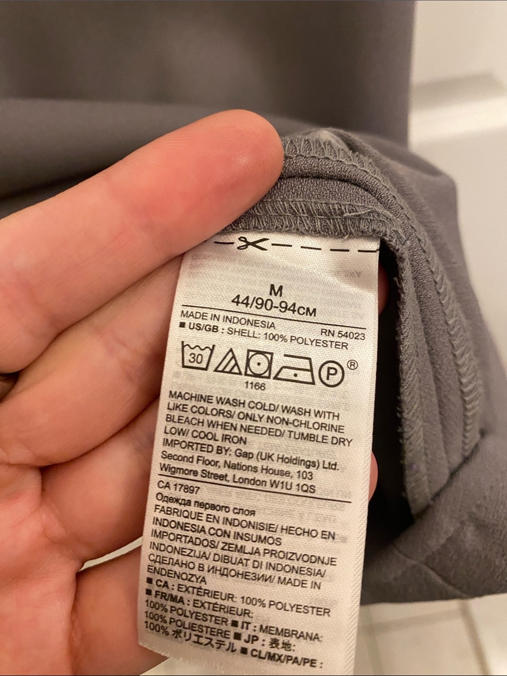 Banana Republic Gray Racerback tank - Picture 3 of 3